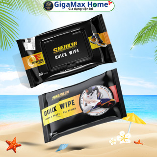 Khăn Lau Giày Cấp Tốc Sneak3r Quick Wipe – Công Nghệ Oxi Action Sạch Siêu Tốc, Không Phai Màu | GigaMax Home