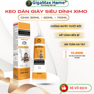 Keo Dán Giày Cao Cấp XIMO KDG06 – Siêu Dính, Chống Nước, Trong Suốt Không Ố Vàng & An Toàn Cho Da | GigaMax Home