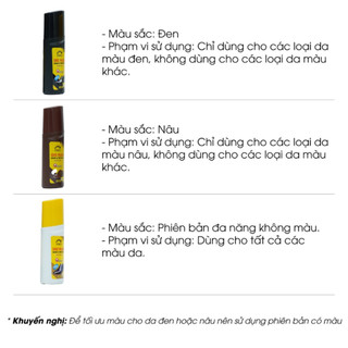 Xi Nước Đánh Giày XIMO SHOE POLISH 75ml – Đầu Mút Tiện Lợi, Dưỡng Da, Chống Nước & Phục Hồi Màu Cấp Tốc | GigaMax Home
