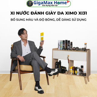 Xi Nước Đánh Giày XIMO SHOE POLISH 75ml – Đầu Mút Tiện Lợi, Dưỡng Da, Chống Nước & Phục Hồi Màu Cấp Tốc | GigaMax Home