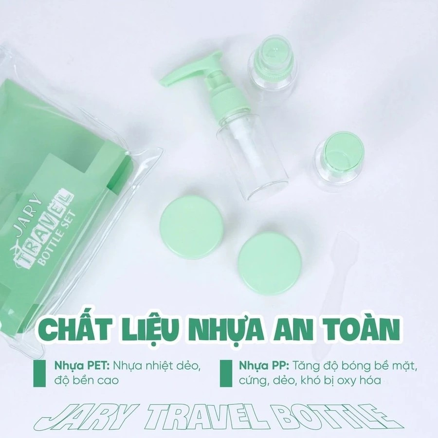 [Mua 5 tặng 1] Bộ Chiết Mỹ Phẩm Du Lịch 5 Món Mini Tiện Lợi dùng cho nước hoa, sữa tắm, kem.