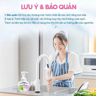 Nước Rửa Tay Dạng Bọt CleanZ 300ml – Hương Hoa Anh Đào Hương Dâu Sạch Khuẩn 99.9% & Dưỡng Ẩm Da Tay | GigaMax Home