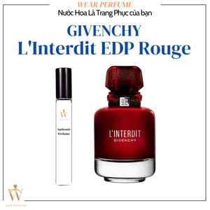 - 10ML Nước hoa Nữ Givenchy L'interdit EDP Rouge - Wear Perfume