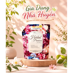 Combo thùng4 túi nước giặt Herbal prenum(hương nước hoa pháp)🧴FREESHIP🧴lưu hương thơm lâu vải phù hợp với trẻ nhỏ