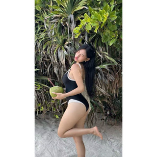 Bling Bikini•CÓ SẴN HN• HỎA TỐC Bodysuit hai dây nữ viền nổi chất thun co đãn