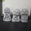 Bộ Tượng 3 Chú Tiểu Decor 5cm Mã 15
