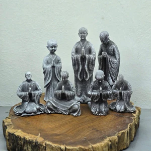 Tượng Chú Tiểu Bái Phật Mã 2