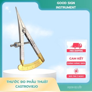 THƯỚC COMPA 20CM CAO CẤP- thước đo khoảng răng, THƯỚC ĐO MÍ MẮT