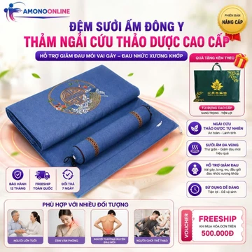 Đệm Sưởi Ấm Đông Y,Thảm Ngải Cứu Thảo Dược Hỗ Trợ Giảm Đau Mỏi Vai Gáy,Đau Nhức Xương Khớp