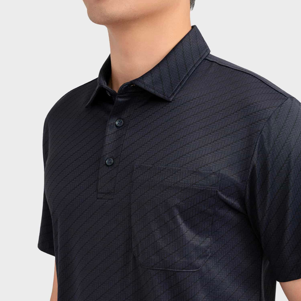 Áo Polo nam Insidemen Regular polyamide đàn hồi cao, giữ phom ôm vừa vặn IPS248AS0