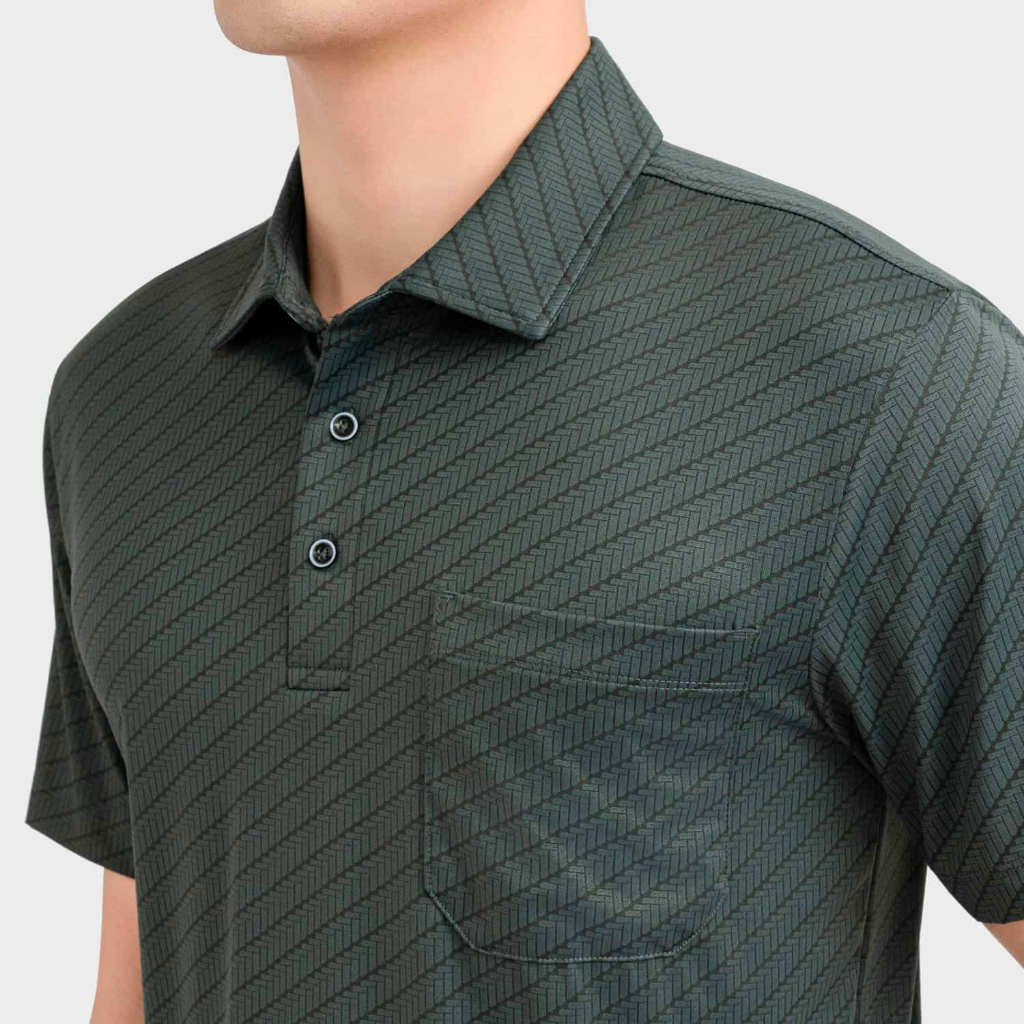 Áo Polo nam Insidemen Regular polyamide đàn hồi cao, giữ phom ôm vừa vặn IPS248AS0