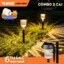 COMBO 2 Cái Đèn Trang Trí Cắm Cỏ MODI SOLAR Thiết Kế Nhỏ Gọn Ánh Sáng Vàng Pin Tháo Rời Tiện Lợi