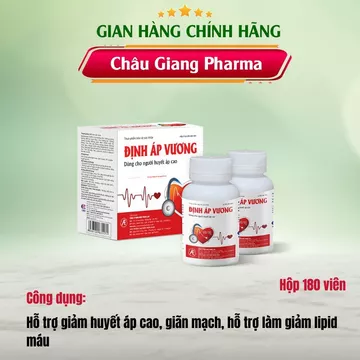Định Áp Vương hộp 180 viên Giúp Ổn Định Huyết Áp
