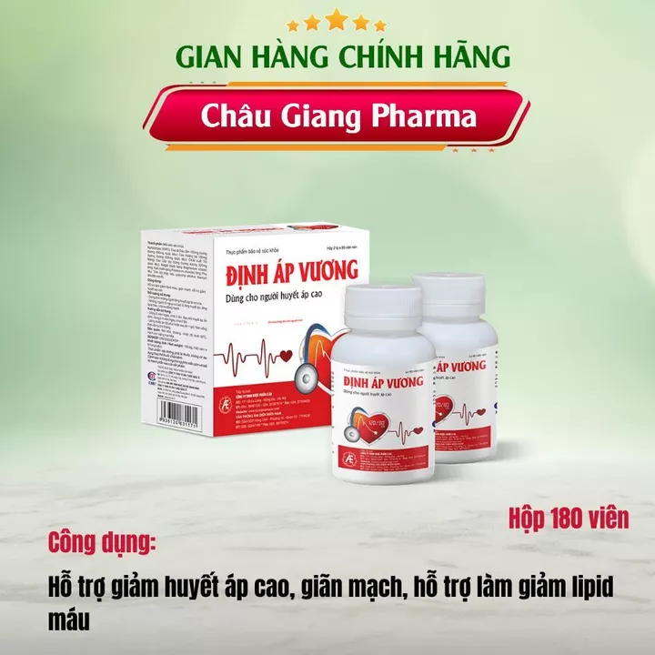 Định Áp Vương hộp 180 Giúp Ổn Định Huyết Áp