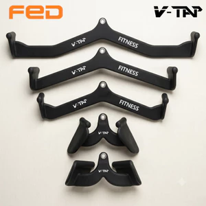Tay Cầm Kéo Xô Tập Gym FED Chất Liệu Thép Bọc Cao Su, Phụ Kiện Tập Gym Hỗ Trợ Tập Đúng Tư Thế