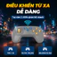 Xe Điều Khiển Từ Xa Ba Bánh Trọn Bộ Phụ Kiện, 2.4GHz Phản Hồi Nhanh, Đèn LED, Mở Hộp Là Chơi Ngay, Quà Tặng Sinh Nhật