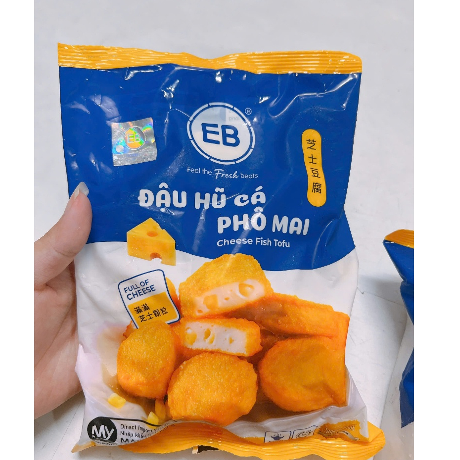 500G Viên thả lẩu đậu hũ phô mai eb siêu Ngon Malaysia