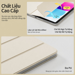 KTGGHG™ hút từ có thể tách rời tương thích với iPad 11"/10.9" Gen 10/11(A16) Air 4~5/6~8th(M2/M3/M4)