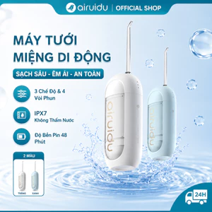 Airuidu CF560 Máy Tăm Nước Di Ðộng Pin 1300mAh Chống Nước IPX7 Lý Tưởng Cho Du Lịch Type-C