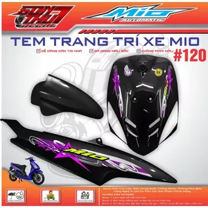TEM XE MIO SPORT #120 (CHẤT LIỆU CAO CẤP - SIÊU NÉT - SIÊU ĐẸP - SIÊU CUTE)