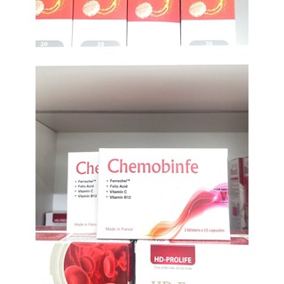 VIÊN UỐNG BỔ SUNG SẮT CHEMOBINFE NHẬP KHẨU TỪ PHÁP, KHÔNG GÂY TÁO BÓN