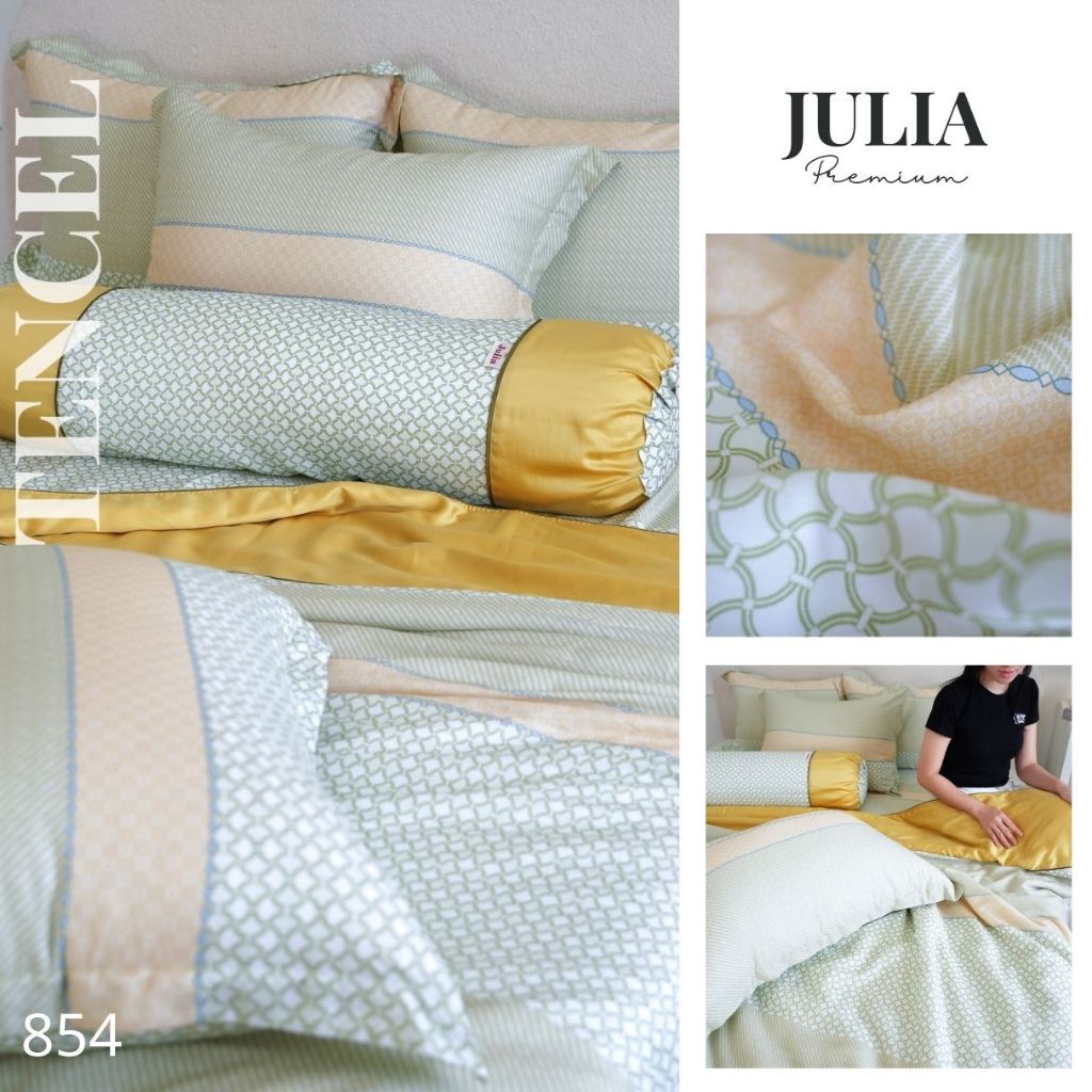 Bộ 4 món chăn ga gối Lụa Tencel Julia Bedding Hàn Quốc