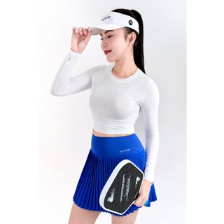 Áo Thể Thao Croptop Tay Dài Nữ ICADO HT104 Áo Tập Gym, yoga Áo Croptop chống Nắng thegioidotap