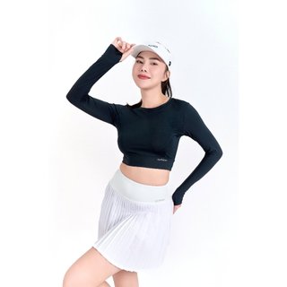 Áo Thể Thao Croptop Tay Dài Nữ ICADO HT104 Áo Tập Gym, yoga Áo Croptop chống Nắng thegioidotap