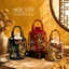 Túi Cỏ Bàng Celine Q Gallery - Đan Vẽ Tay - Mộng Hồ Điệp