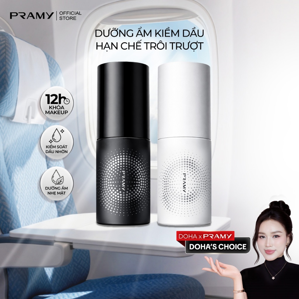 [CHÍNH HÃNG] PRAMY Xịt Khoá Nền Giữ Lớp Makeup Lâu Trôi Dưỡng Ẩm Setting Spray 30ml