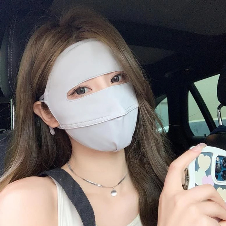 [Peinn] Khẩu Trang Vải Chống Nắng Toàn Mặt  Thoáng Khí Ngăn Tia UV full face PKS63