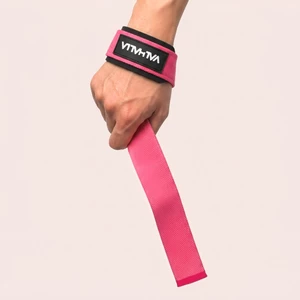 Dây Kéo Lưng Tập Gym Valhalla Pink Straps – Hỗ Trợ Deadlift, Kéo Xô, Kéo Lưng, Lên Xà, Chống Trượt 1 Đôi