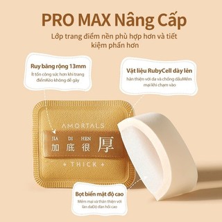 Bông Mút Trang Điểm AMORTALS Hoạt Hình Combo 2 Mút Makeup Đánh Kem Nền AMORTALS - Kosmi Beauty