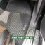 THẢM LÓT SÀN CAO SU FORD Ranger 2014 - 2021, Cao su đúc không mùi, mẫu tổ ong NISSIN chữ Trắng