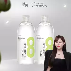 Combo 2 Chai Nước Tẩy Trang Làm Sạch Da Không Chứa Cồn BOM Eight Tea 500ml x 2