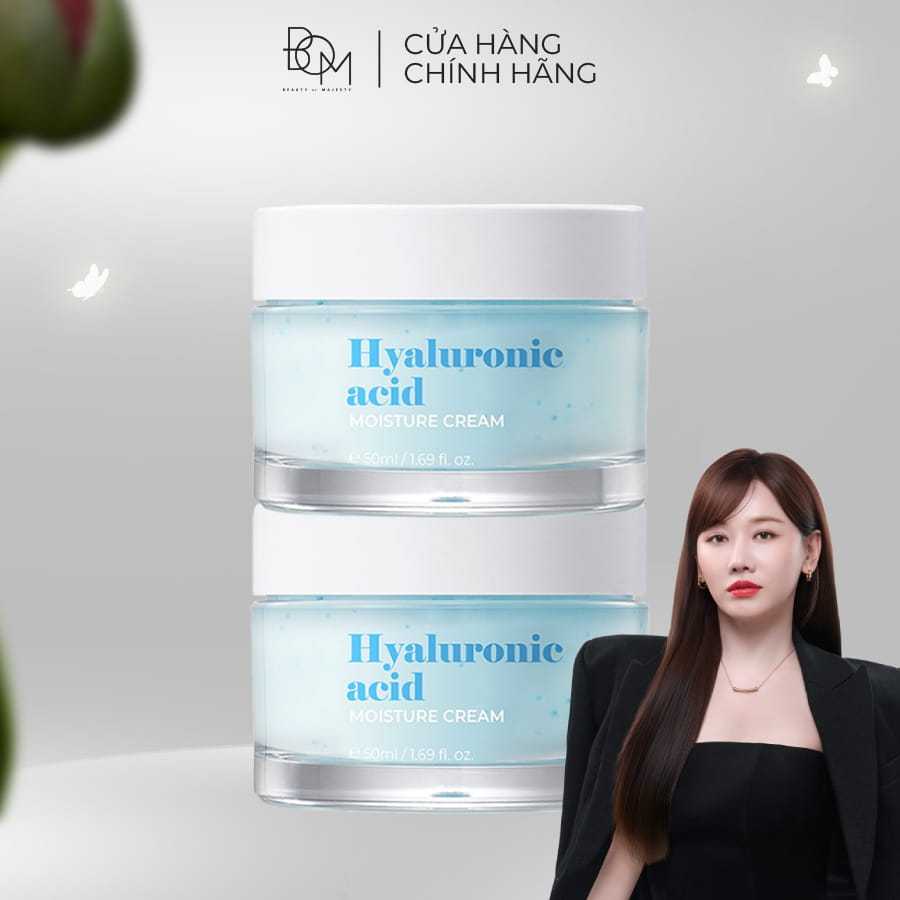 Combo 2 Kem Dưỡng Cấp Ẩm BOM Hyaluronic Acid Moisture Cream 50ml