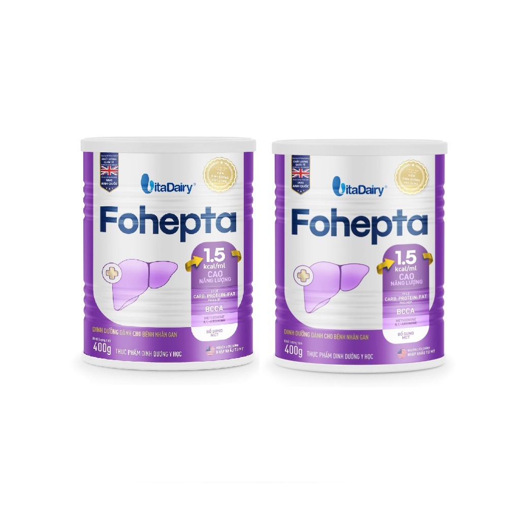 [COMBO 2 LON] Thực phẩm dinh dưỡng y học Fohepta 400g
