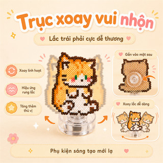 Bộ Hạt Xếp Hình 2.6mm Tổng Hợp Mới, Combo Đầy Đủ Kèm Bàn Ủi