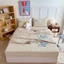 Set chăn ga gối đũi thêu nature mát mẻ, hoạ tiết bắt mắt màu sắc siêu hot với hình thêu nổi 3D khiến ai cũng thích mê