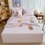 Set chăn ga gối đũi thêu nature mát mẻ, hoạ tiết bắt mắt màu sắc siêu hot với hình thêu nổi 3D khiến ai cũng thích mê