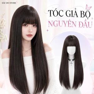 Tóc Giả Bộ Nguyên Đầu Nữ Có Da Đầu – Lưới Hoa Thoáng Khí – Tóc Bộ Nữ Đẹp – Tặng Lưới Trùm
