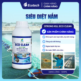 Mua Thùng 12 Chai Eco Clean 500ml - Làm Sạch Ao, Xử Lý Nấm Đồng Tiền, Nấm Thuỷ Mi, Nấm Mang, Khử Rong Nhớt Cho Tôm Cá