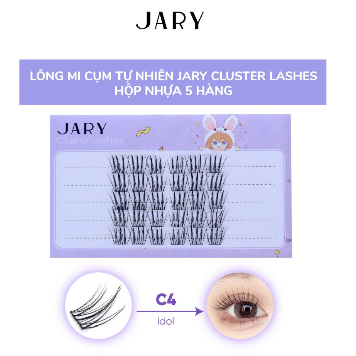 Lông mi cụm tự nhiên Jary Cluster Lashes