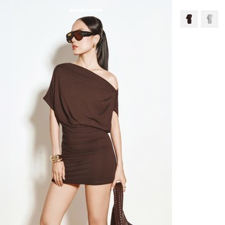 [N6] Đầm Ngắn Thun Ôm Lệch Vai Hera Dress, Chất Vải Thoải Mái, WDN176, SOME HOW STORE