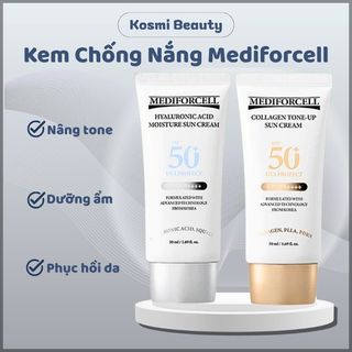 Kem Chống Nắng Mediforcell Collagen Tone Up KCN Nâng Tông Mediforcell Hyaluronic Acid Suncream 50ml - Kosmi Beauty