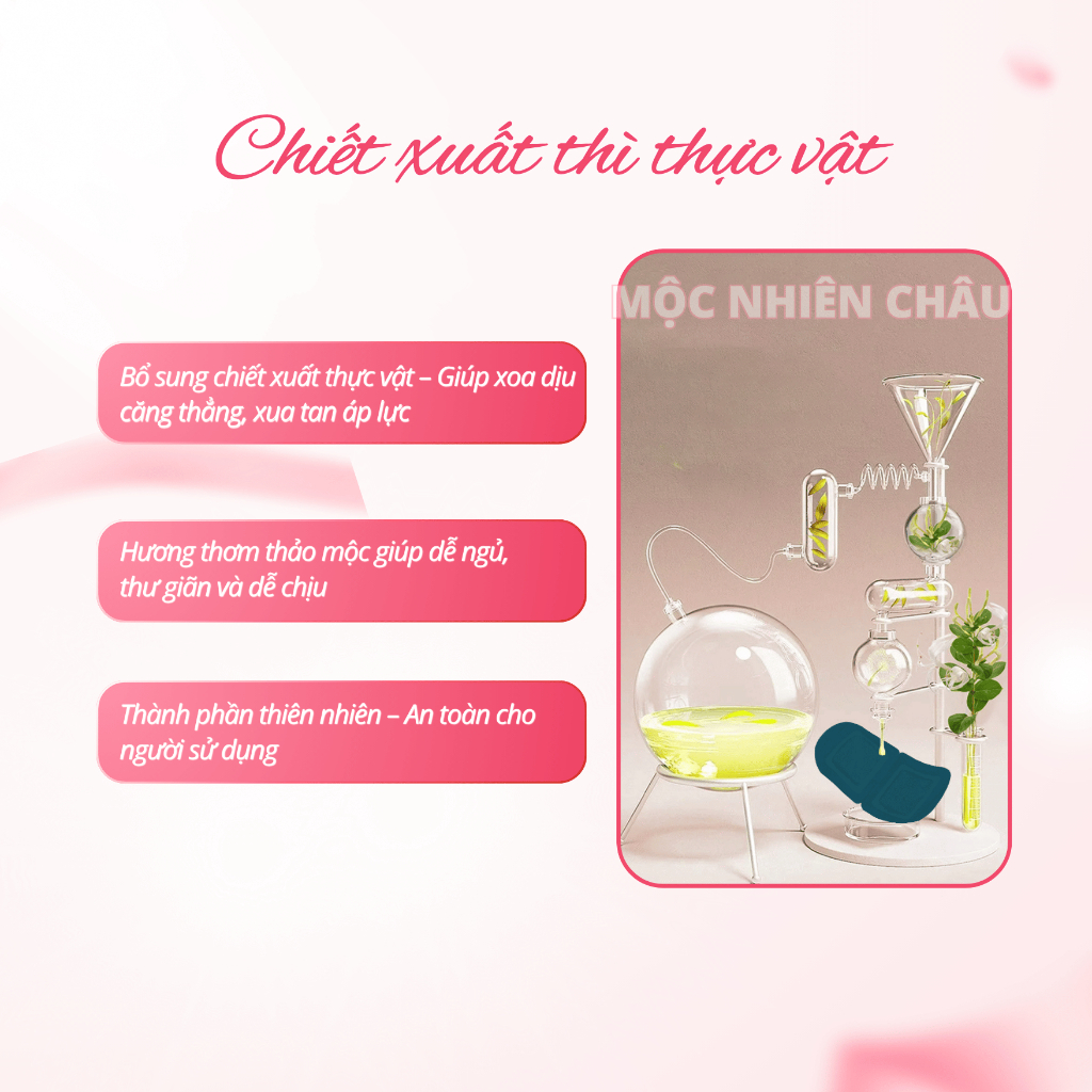 Mặt nạ mắt chườm nóng xông hơi YUNBEN(Vân Bản) chiết xuất thực vật