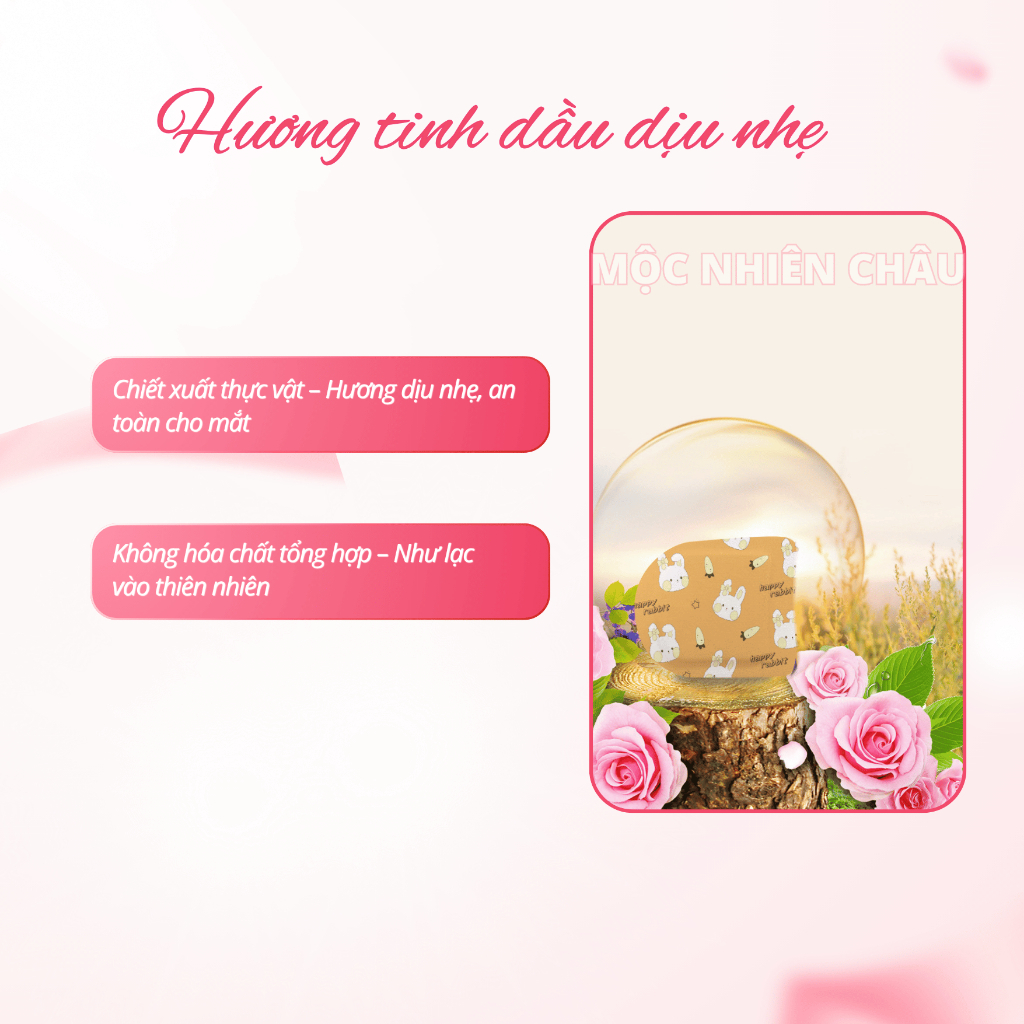 Mặt nạ mắt chườm nóng xông hơi YUNBEN(Vân Bản) chiết xuất thực vật