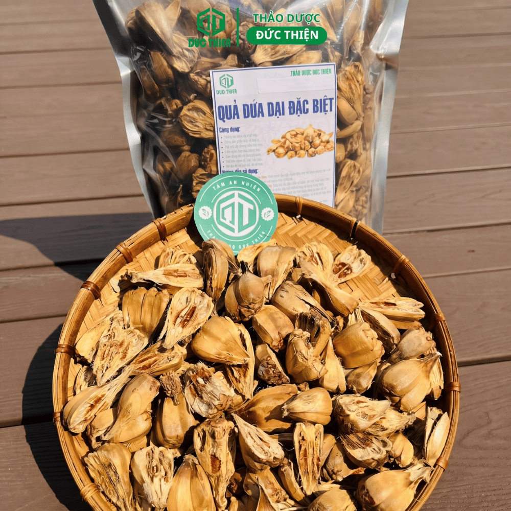 500g, 1kg Quả Dứa Dại (Dứa Rừng) Loại 1 Đức Thiện (Khô, Sạch, Thơm) - Bí Tiểu, Sỏi Thận, Tiểu Đường