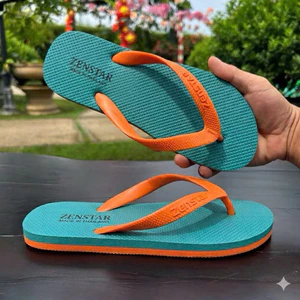 Zenstar Dép Sandal Nam Nữ Màu Xanh Cam Thiết Kế Thời Trang Phong Cách Hiện Đại Chất Lượng Cao