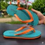 Zenstar Dép Sandal Nam Nữ Màu Xanh Cam Thiết Kế Thời Trang Phong Cách Hiện Đại Chất Lượng Cao